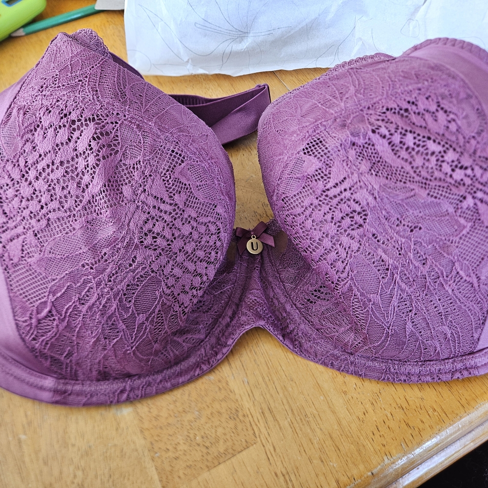 PAIGE Lavender Lace Full-Coverage Bra